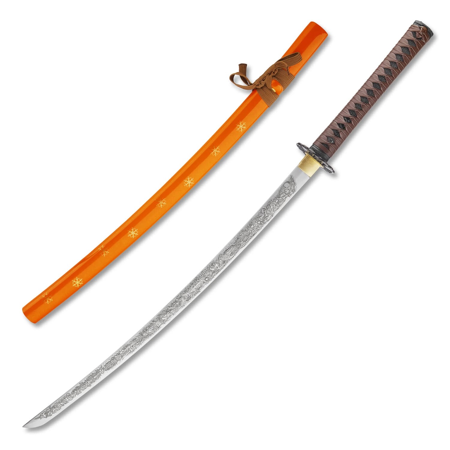 foto Kawashima Dekorativn� me� katana Hirosamu AISI 1045, rytina Horimono